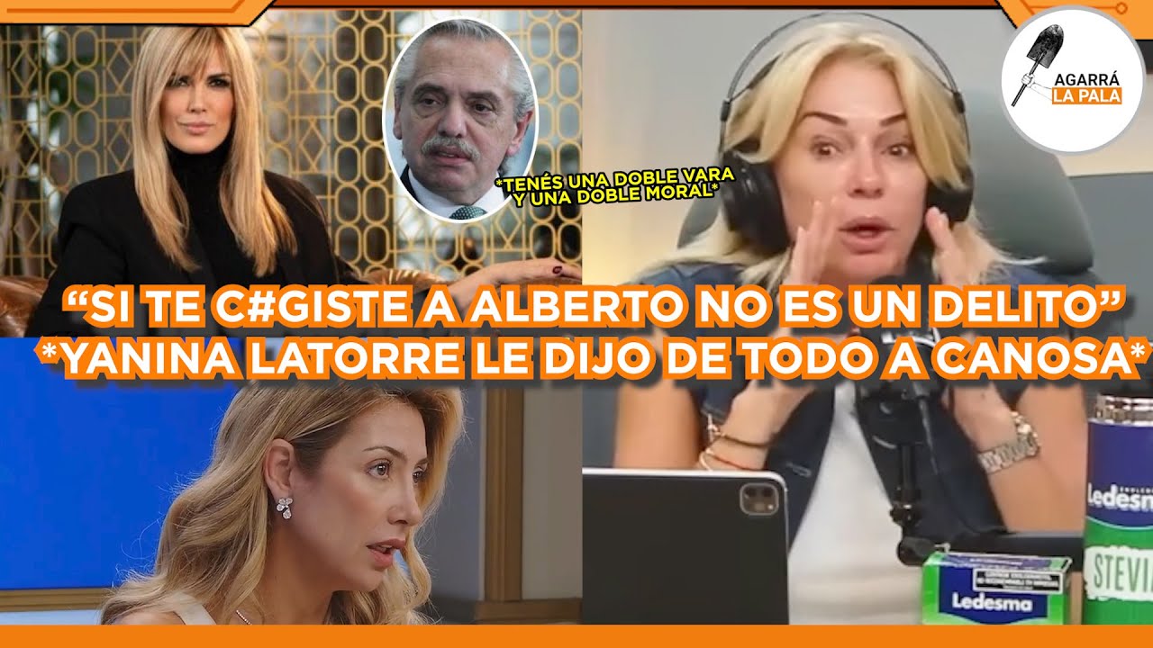 YANINA LATORRE CRUZÓ A VIVIANA CANOSA Y LE PEGÓ LA DOMADA DEL AÑO: "TIENE UNA DOBLE VARA Y MORAL"