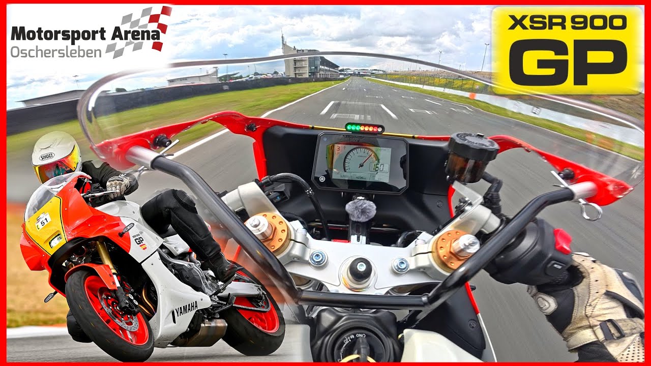 Yamaha XSR900GP Onboard at Motorsport Arena Oschersleben