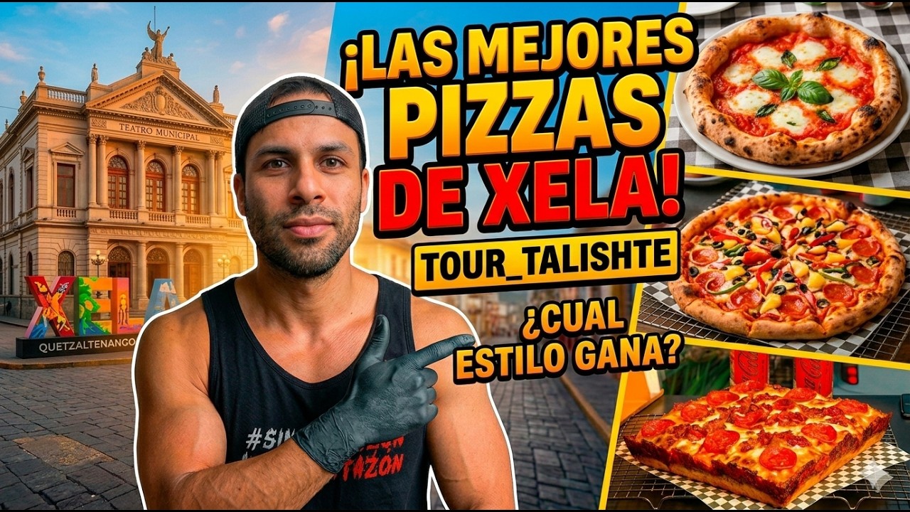 Comparé 3 estilos de Pizza en Xela cuál gana?