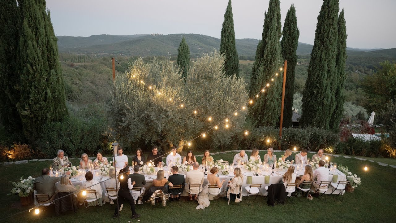 Destination Wedding Vow Renewal in Tuscany, Italy at Casa Cornacchi