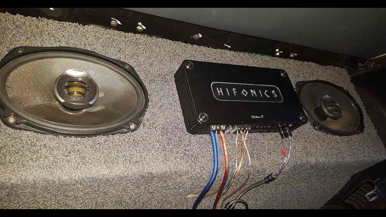 Pioneer TS-D6902R 6x9's Excursion / flex video ! Loud bass !