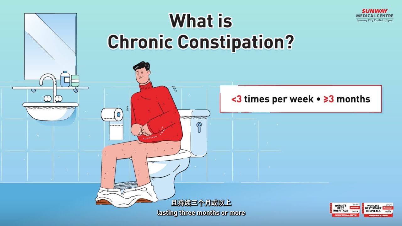 Expert Care for Constipation at Sunway Medical Centre, Sunway City