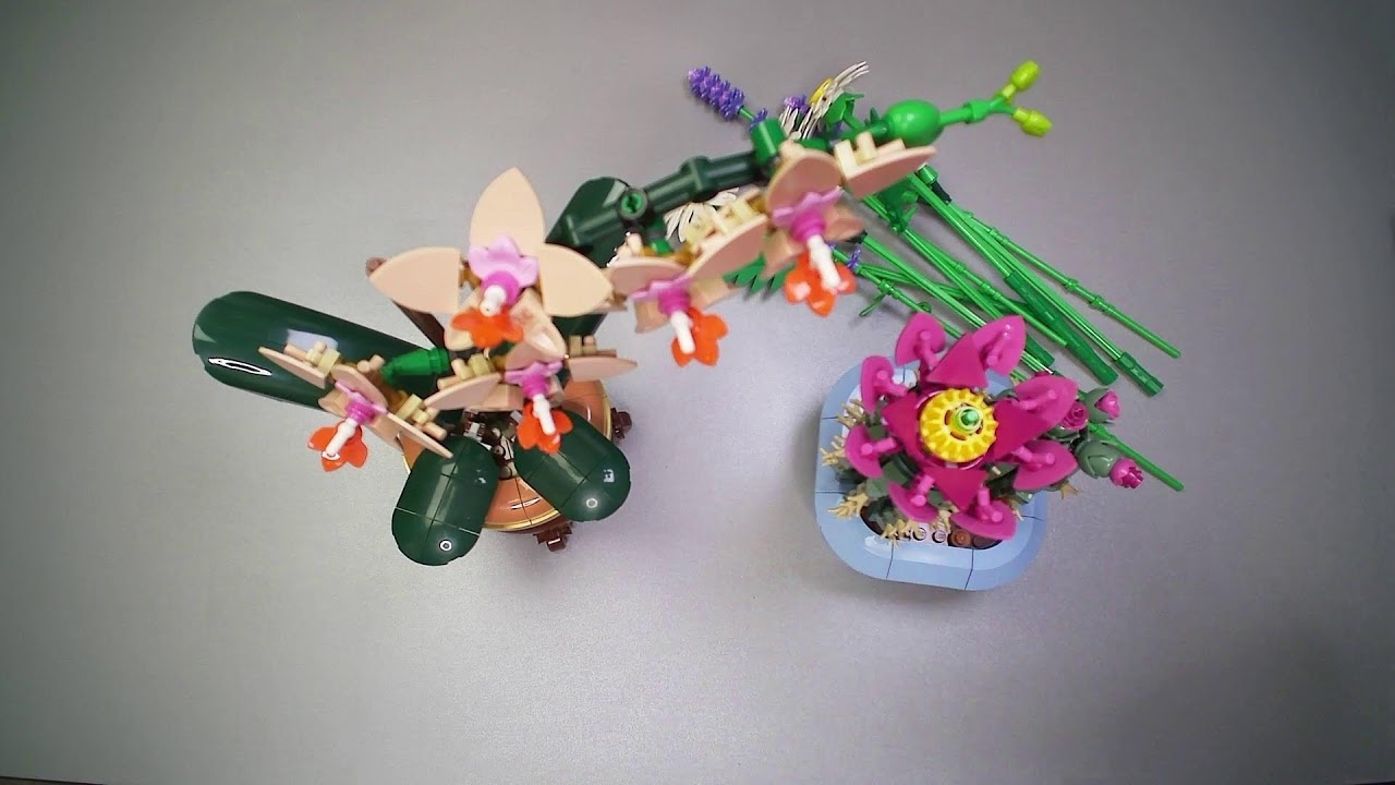 Live building Lego Botanicals