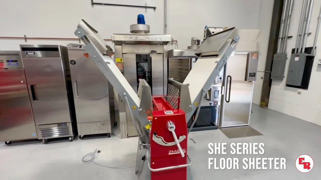 Reversible Pastry Sheeter | Floor Sheeter | Dough Sheeter | Bakery Equipment | Erika Record