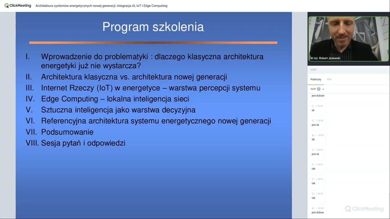 Architektura systemów energetycznych nowej generacji  w zarządzaniu sieciami