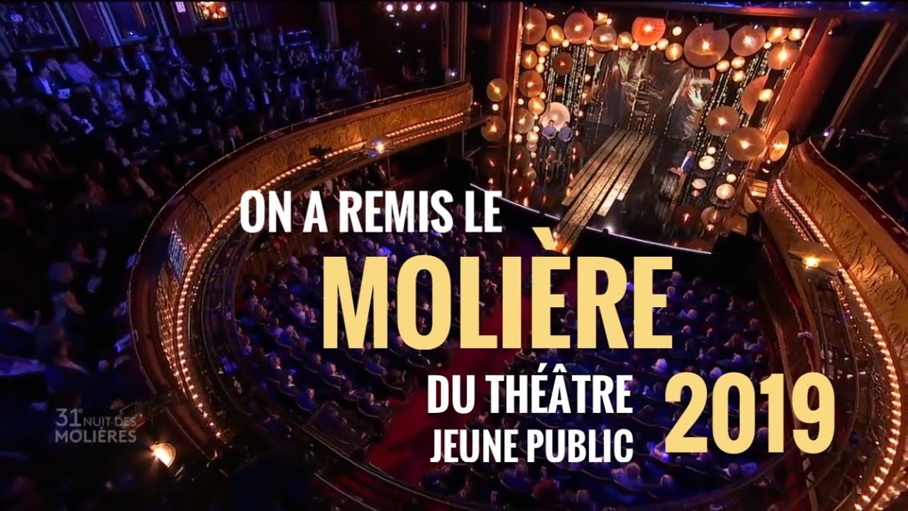 On a remis le Molière du théâtre jeune public 2019 ! (Benjamin Lavernhe, Alex Vizorek, France 2...)