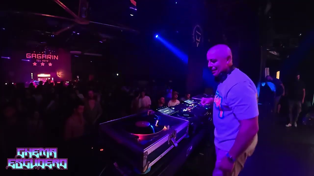 Chema Escudero @ Gagarin club Tel Aviv 2025 , Alu Alyno x Ultrance x Shtuzz . Vinyl only Set