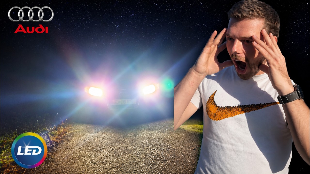 Am pus becuri LED pe faruri normale la Audi A4 B7... Merită ?