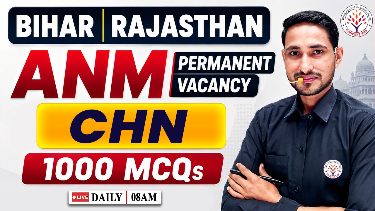 Rajasthan & Bihar ANM Classes 2026 | CHN Top 1000 MCQ's #164 | ANM Nursing Classes| ANM 2026| KK Sir