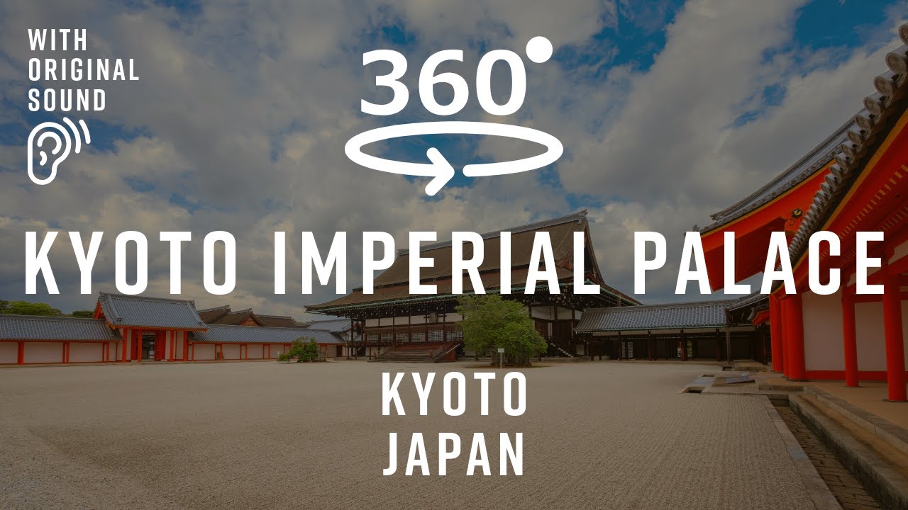 Kyoto Imperial Palace 🇯🇵 Japan | 360° Walking Tour | Original Sound