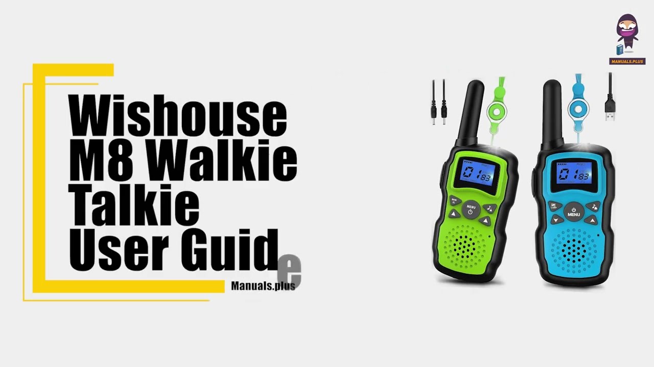 How to Use the Wishouse M8 Walkie Talkie | Complete User Guide & Battery Installation
