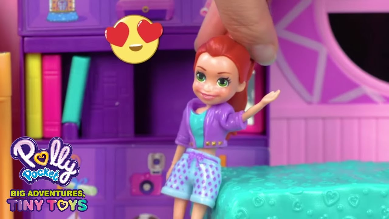 Lila's Fashion 👠Polly Pocket Toy Play | Polly Pocket