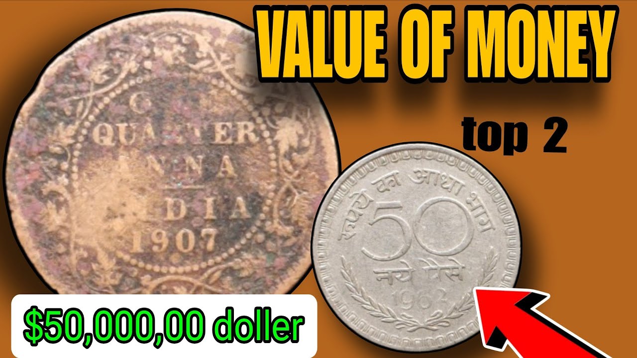1top 2  ultra rare 907 One Quarter Anna Coin History | British India Copper Coin | Edward VII