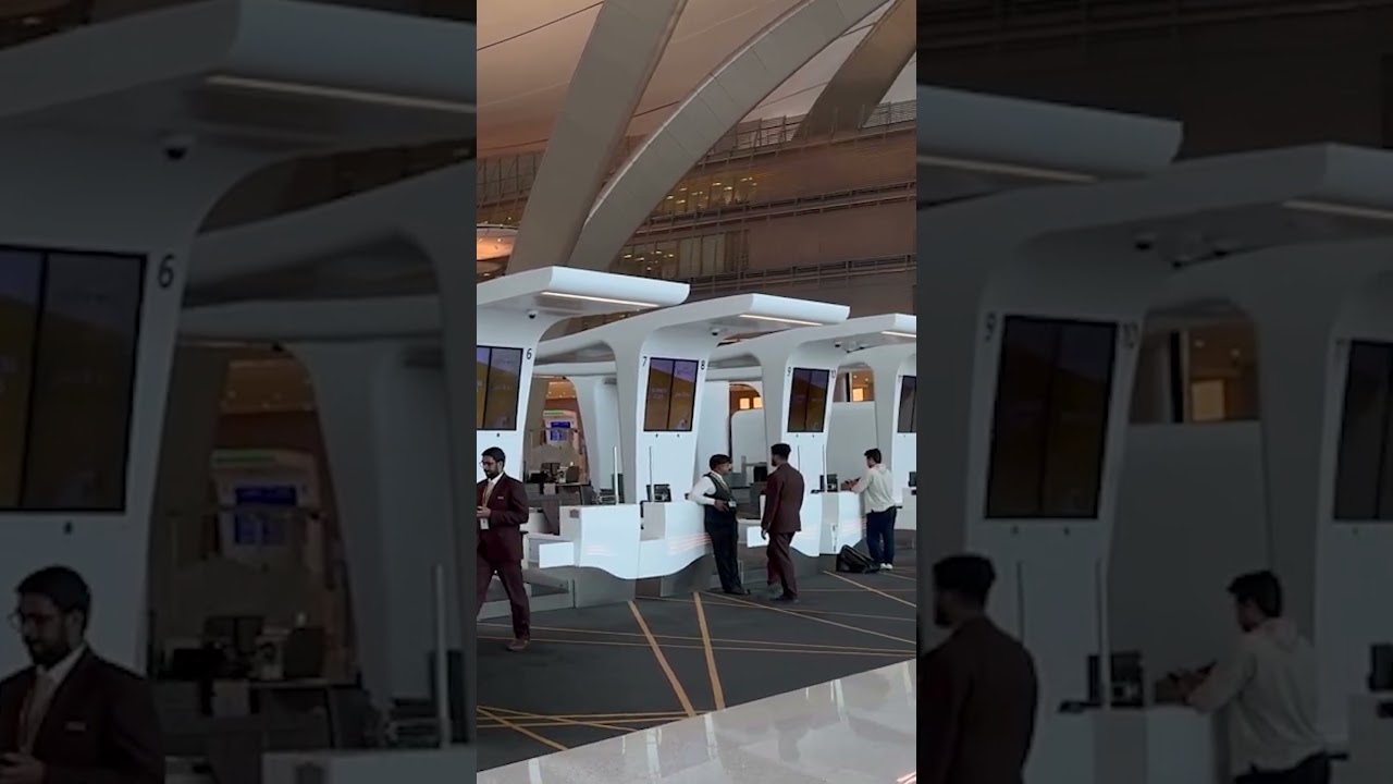 Inside look of Abu Dhabi airport | 