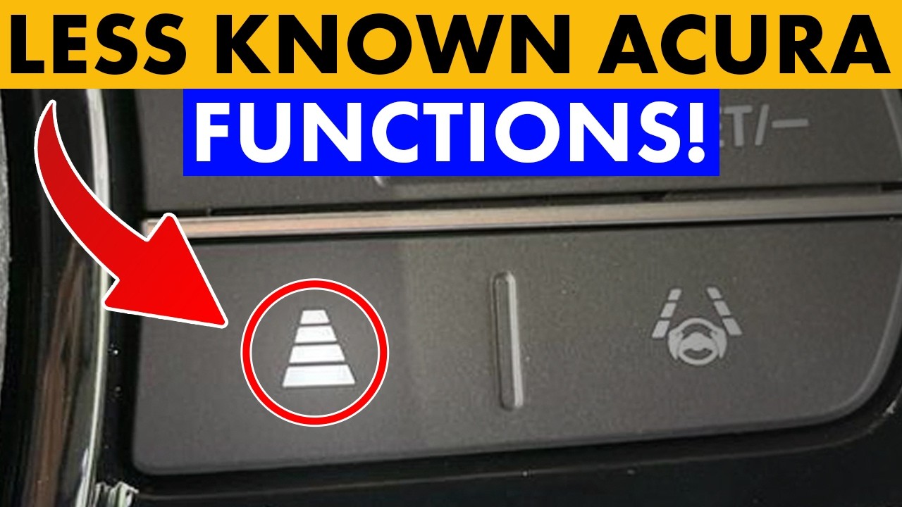 This SECRET Acura Function Is Only KNOWN by 1% of DRIVERS (Use It Now!)