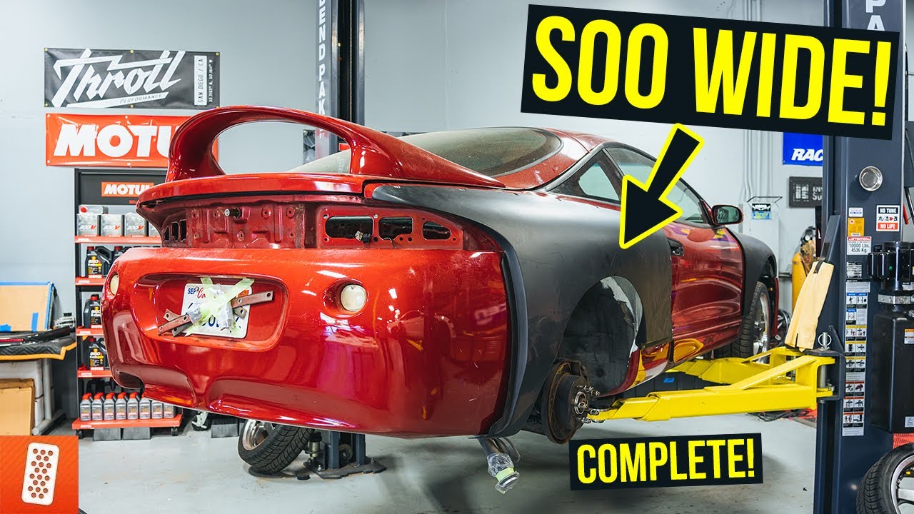 Building a Modern Day (Fast & Furious) 1998 Mitsubishi Eclipse GSX - Part 5 - Widebody Kit is DONE!