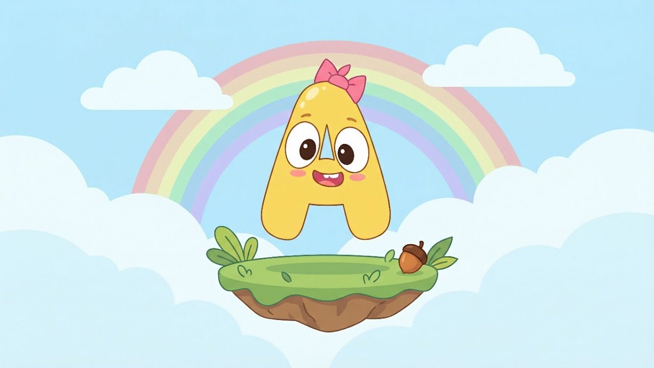Letra A 🎵 | Música Infantil Educativa | Aprenda o Alfabeto com Animais