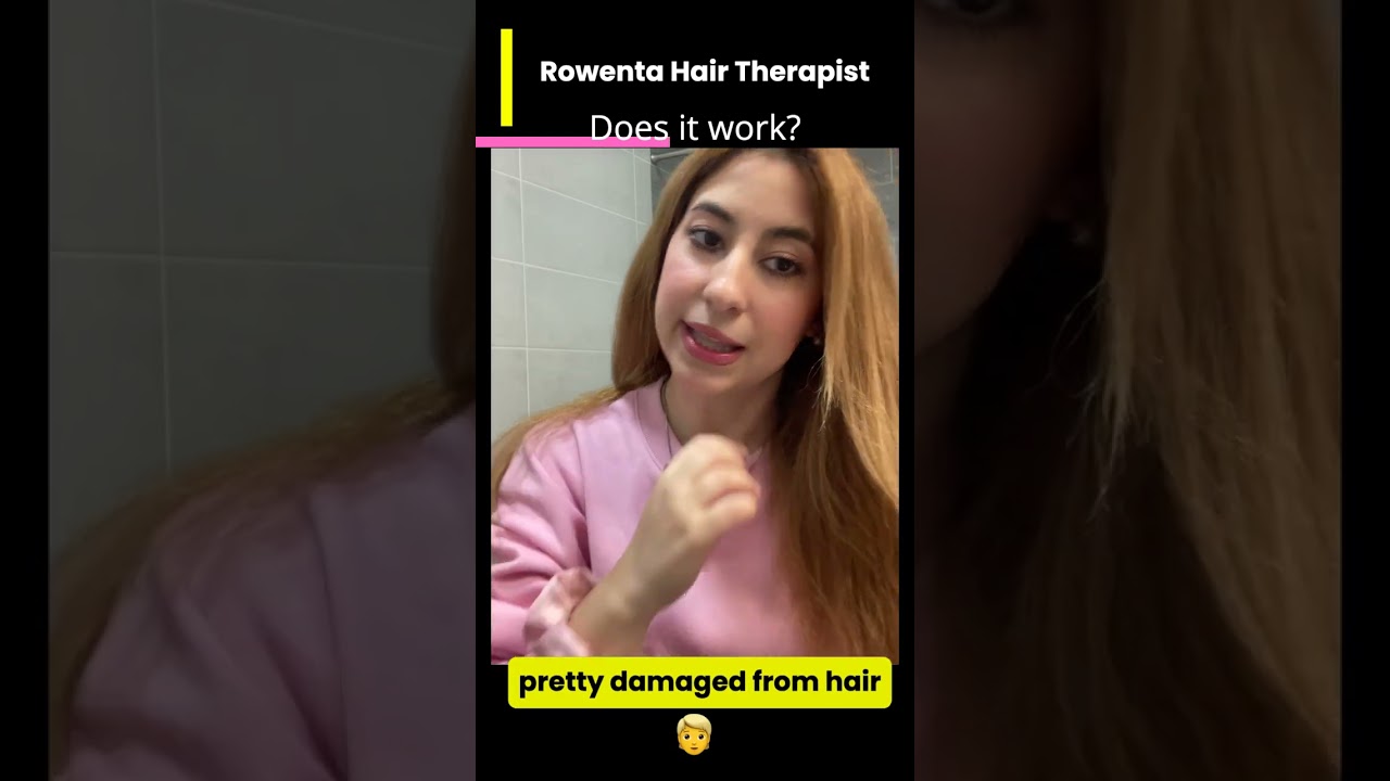 Trying the new #Rowenta #HairTherapist.... Does it work?
