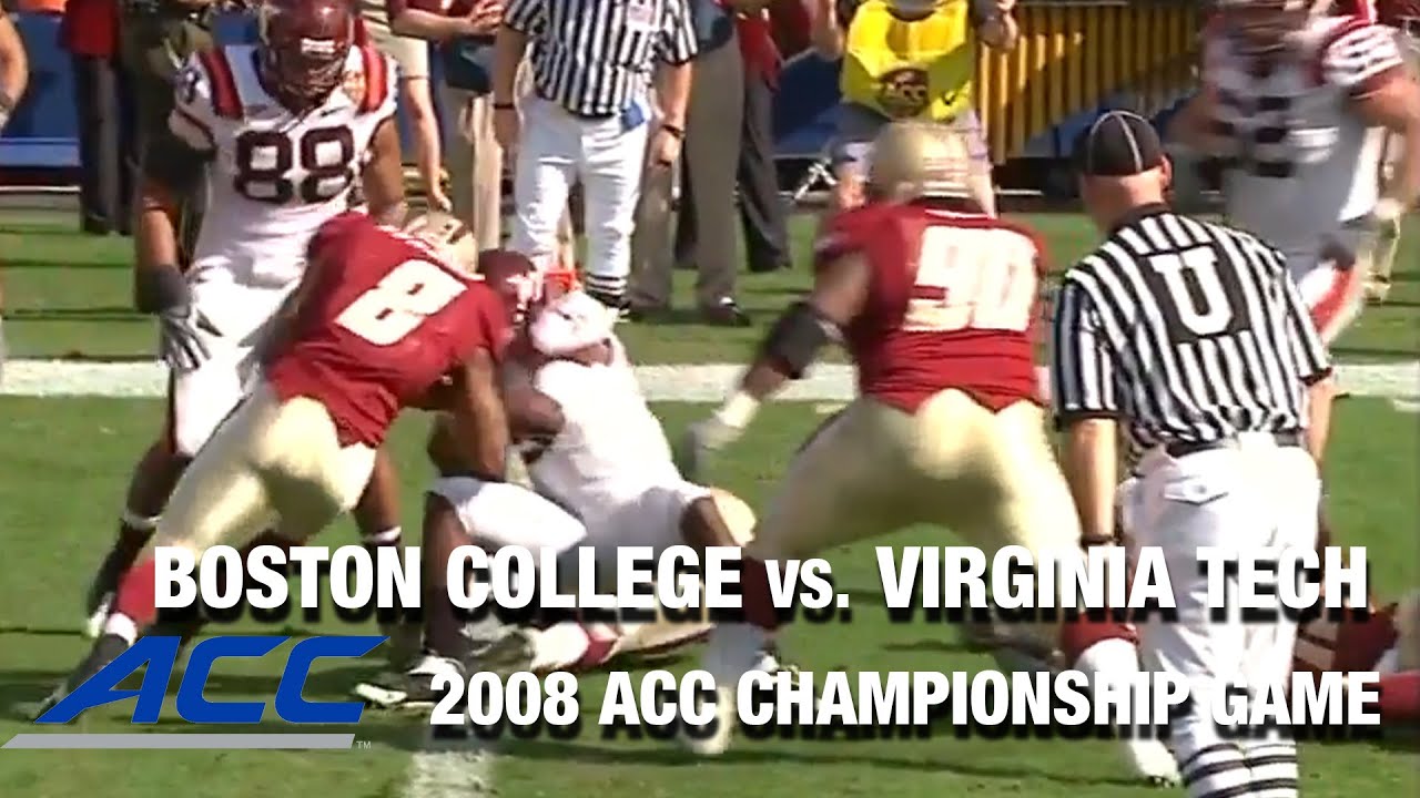 Virginia Tech vs. Boston College Championship Game | ACC Football Classic (2008)