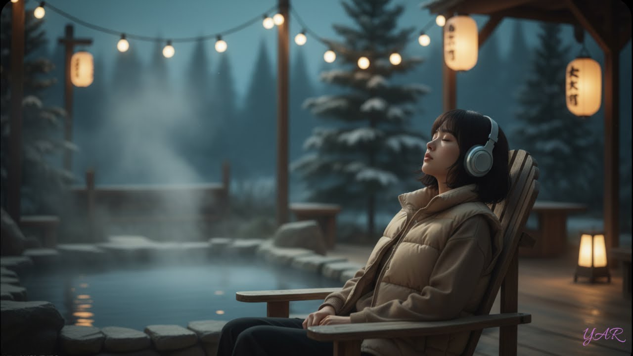“아무 말도 필요 없는 온천의 밤” YAR|카페음악 |발라드|가요|힐링음악|일할때|공부할때|아침음악|감성팝송|