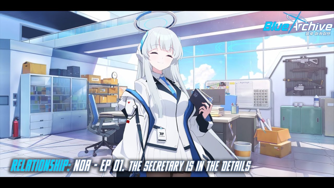 Blue Archive - Relationship Story: Noa - EP 01. The Secretary is in the Details