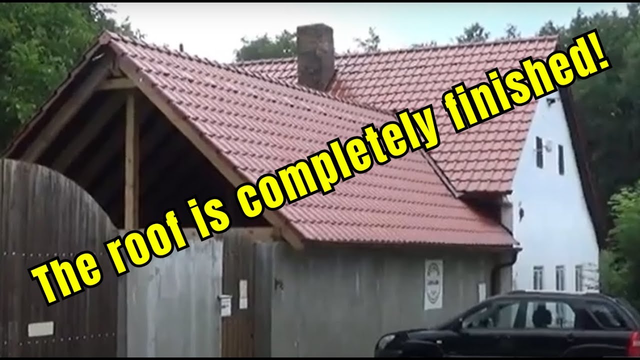 The roof is completely finished!