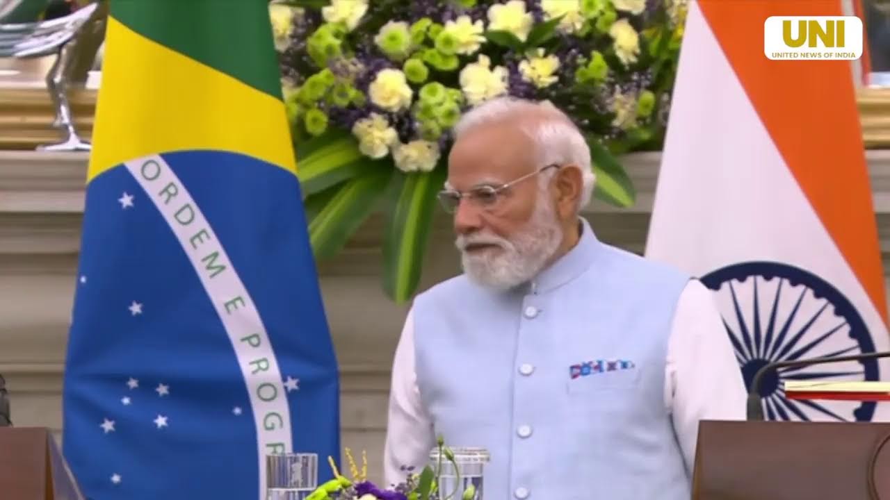 LIVE | PM Modi, President Lula of Brazil attend joint press meet at Hyderabad House, Delhi.