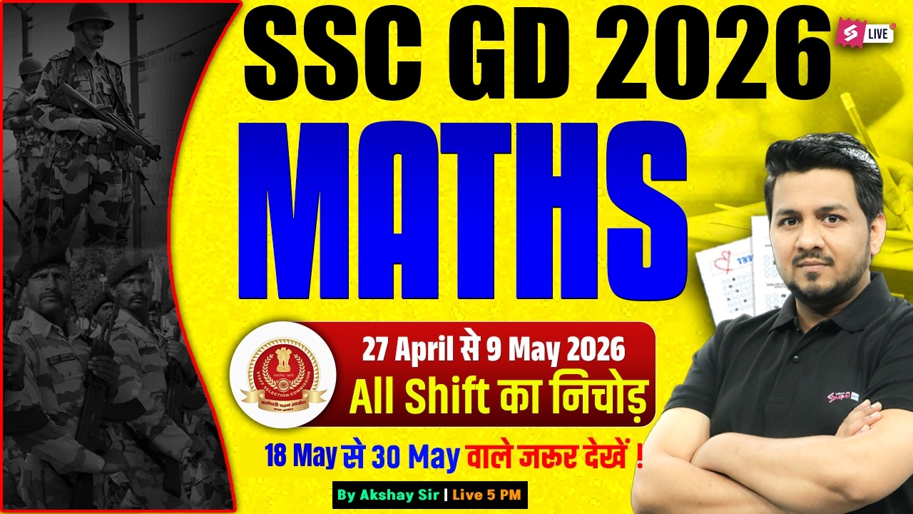 SSC GD ANALYSIS TODAY | SSC GD EXAM REVIEW 2026 | SSC GD MATH ANALYSIS 2026 | AKSHAY SIR | TESTBOOK