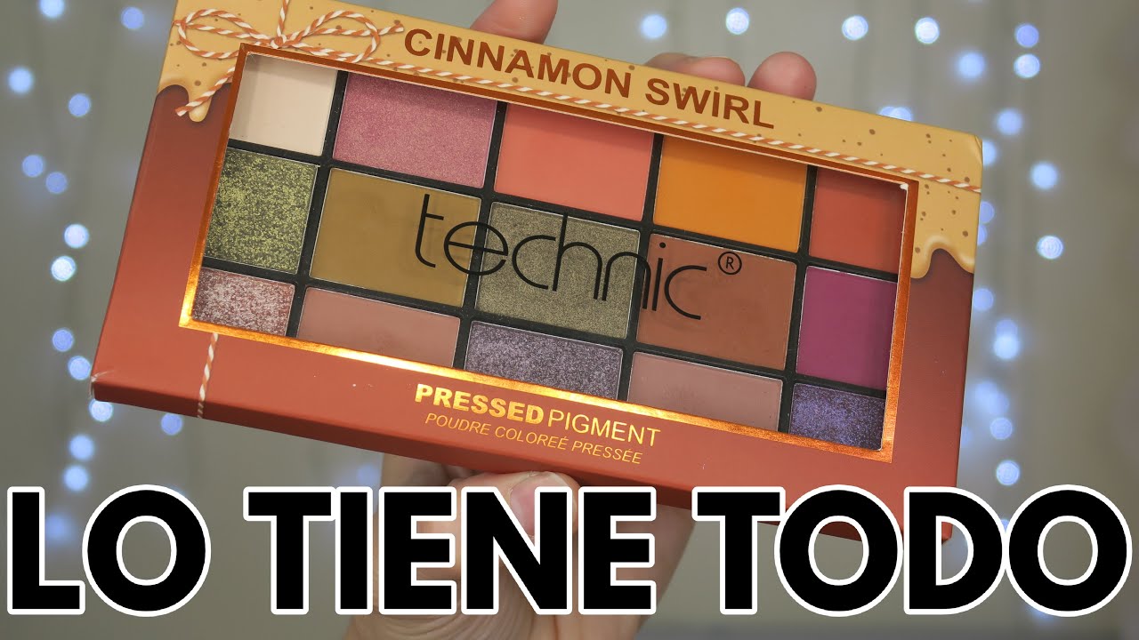 NOVEDADES LOW COST TECHNIC ❤️ CINNAMON SWIRL Pressed Pigment Palette ❤️