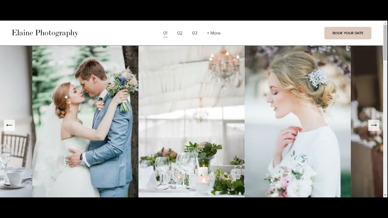 Squarespace Website Template for Photographers