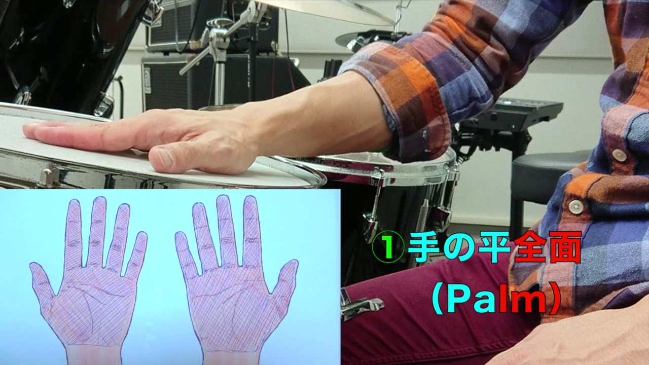 片手16ビート！【アップ・ダウン奏法“極”／完全マニュアル①】外部動作編：Single Handed Fast 16Notes Hi-Hat Groove：山部三喜男