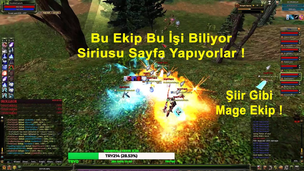 Anadolu Mage Clanı - Şiir Gibi Mage Ekip! | Siriusu Sayfa Yapıyorlar ! | Knight Online