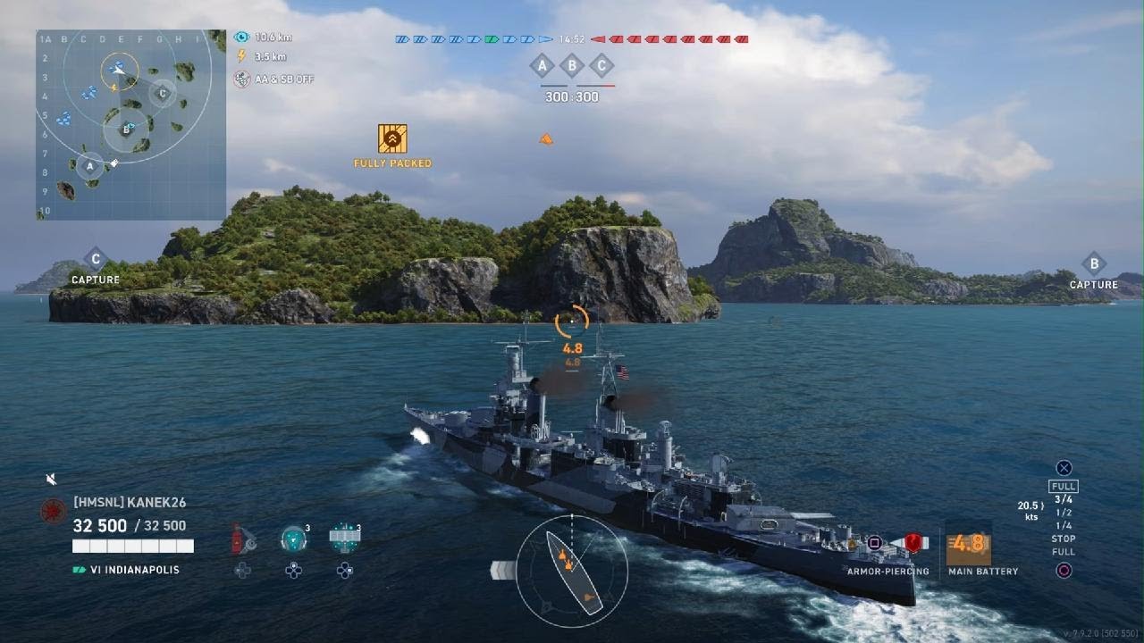 World of Warships: Legends Indianapolis