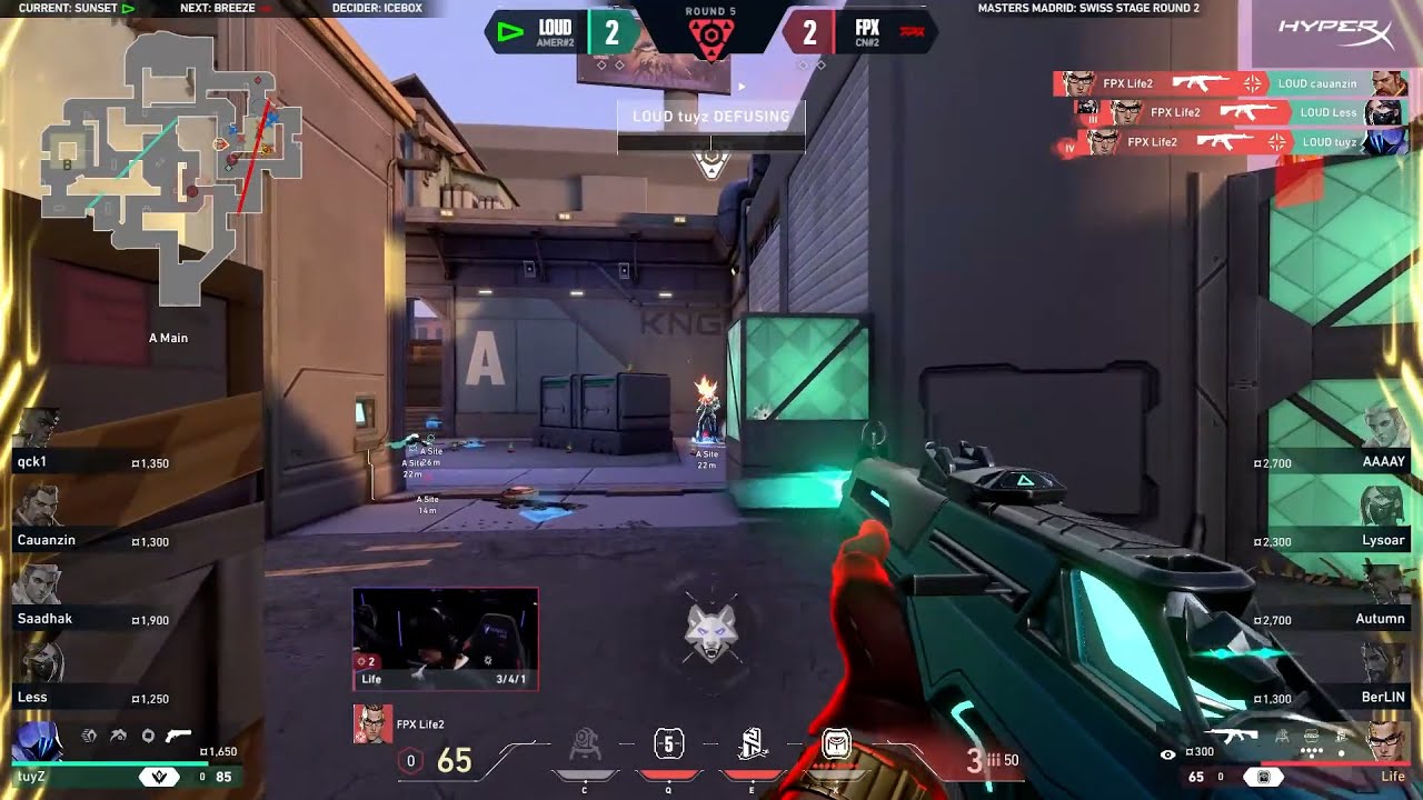 FPX Life 1v3 Clutch Against LOUD | VCT Masters Madrid 2024