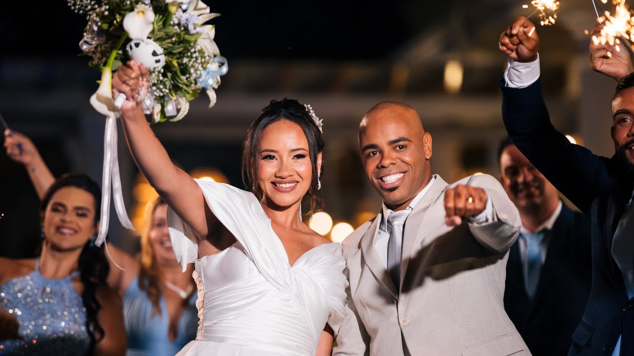 Luzes e Emoção na Quinta dos Sonhos | Um Casamento Cinematográfico à Noite no Buffet Reis Recepções
