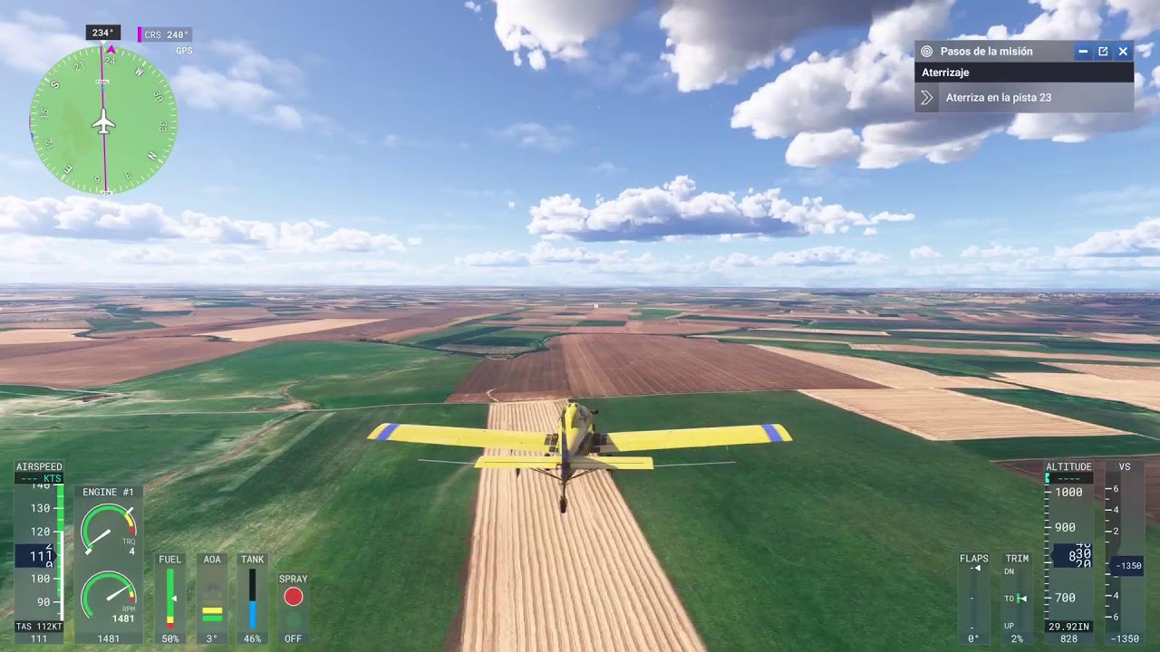 🇪🇦DIRECTO EN FLIGHT SIMULATOR 2024 ( UNOS VUELOS DE FUMIGACIÓN ) 🇪🇦#PS5LIVE