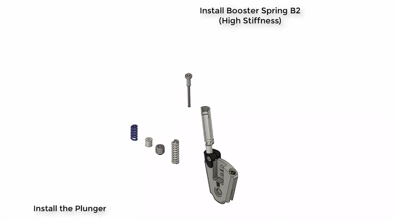 Installing the B2 High Stiffness Spring (13mm)