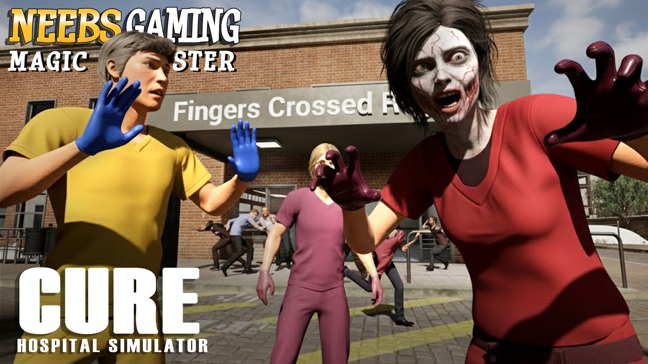 The Doctor got taken out by a Zombie! - Cure - Hospital Simulator (#3)