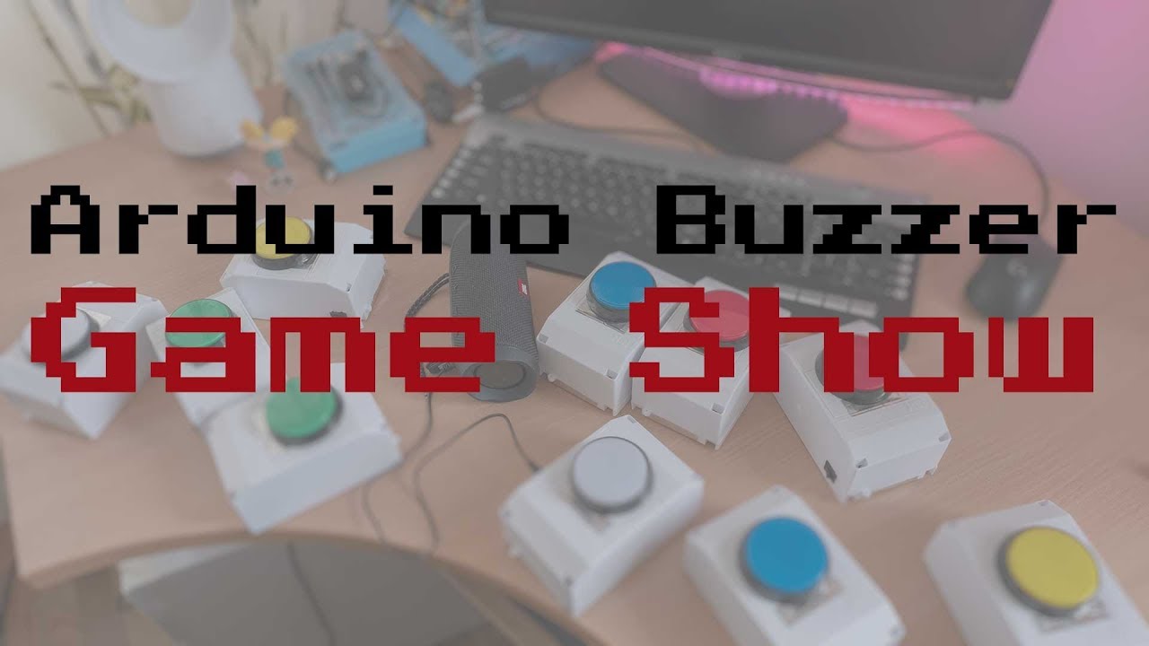 Arduino Buzzer Game Show (Кнопки для викторины)