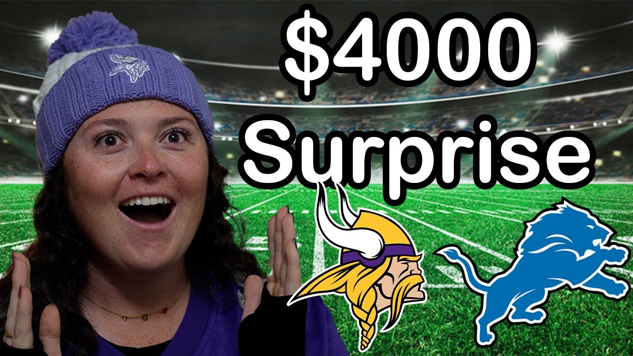 FRONT ROW TICKETS TO AN NFL GAME (VIKINGS @ LIONS WK 9 2025)