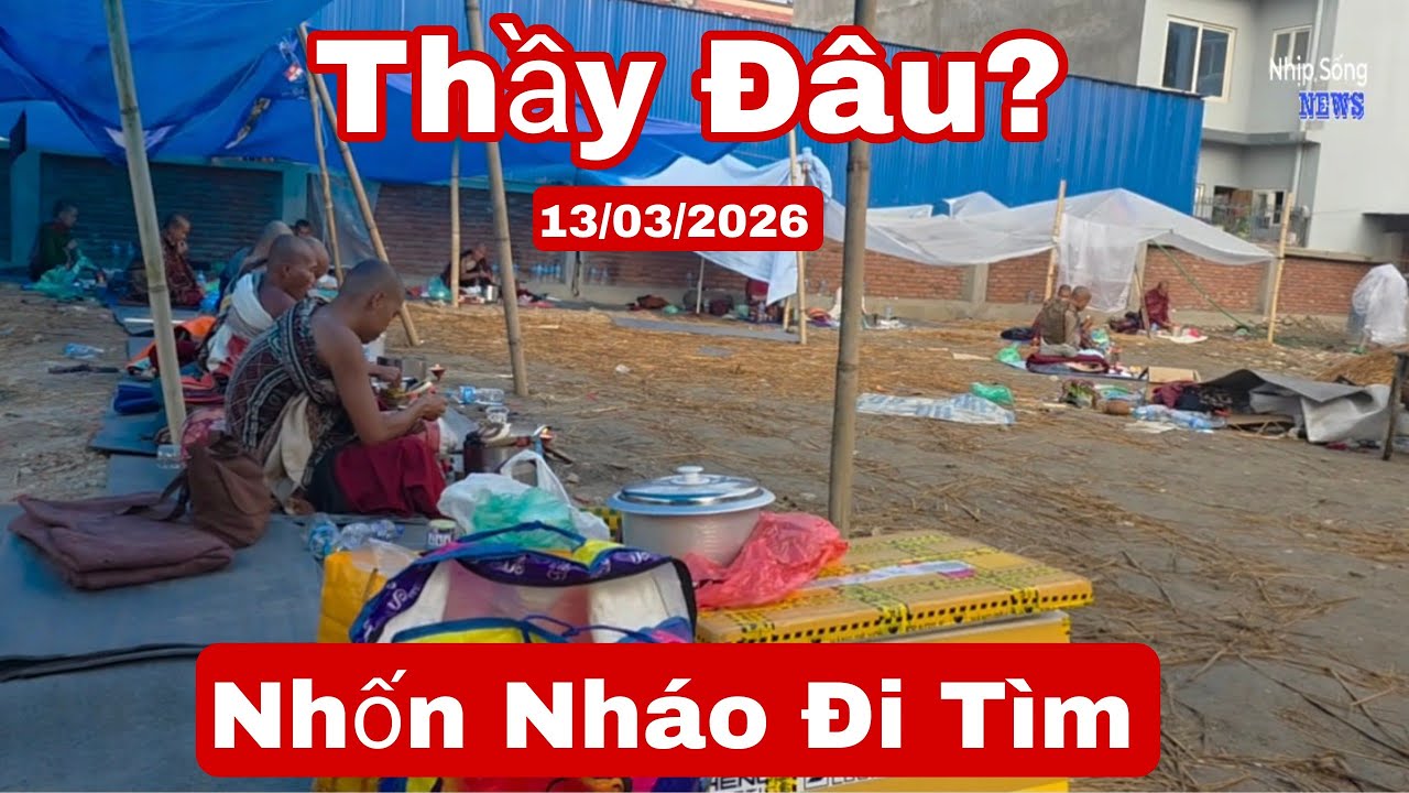 Mờ sáng 13/3 sư Minh Tuệ ôm bình bát đi khất thực, Phật Tử Youtuber đồn ầm lên nhốn nháo đi tìm