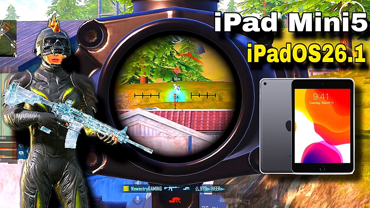 ( iPadOS 26.1 ) test PUBG Mobile / ipad mini5 pubg test in 2025