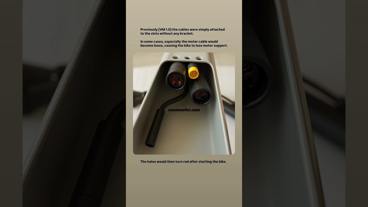vanmoof s5 cable bracket fix