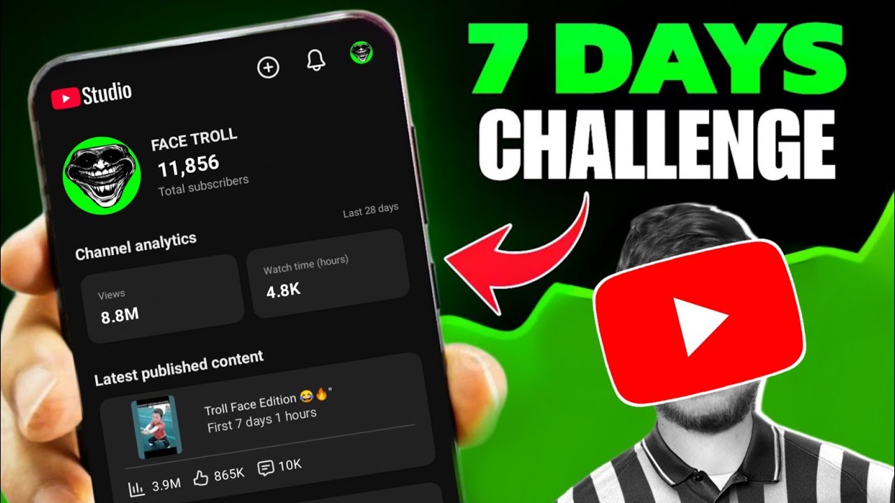 7 DAYS Challenge ( Upload Copy Paste Videos ) How To Viral YouTube Shorts Channel From 0 Subscribers