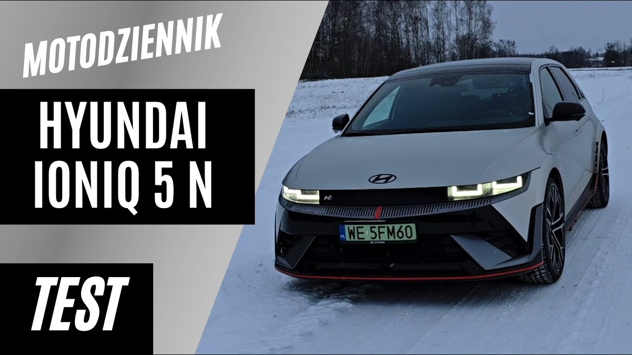 #Motodziennik test - Hyundai Ioniq 5N - 650 koni, 8 biegów i burczy