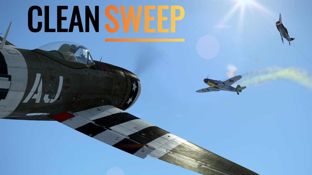Mack and Jag on patrol - P47 Thunderbolt VR POV Replay - IL2 WWII Combat Flight Sim