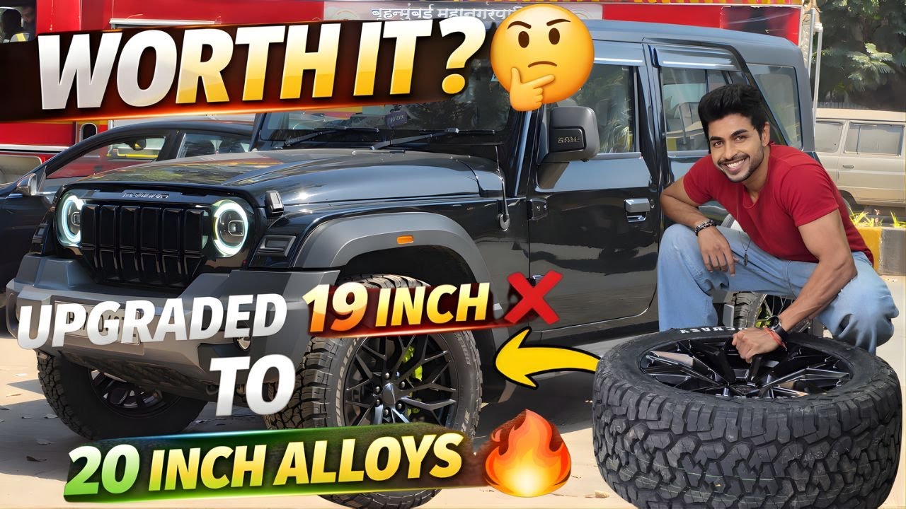 “Thar Roxx Alloy Upgrade: 19 Inch to 20 Inch – Is It Really Worth It?”🚗🔥