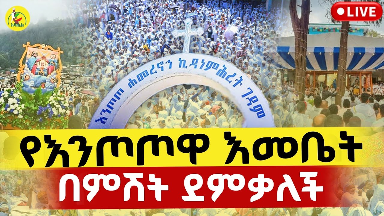 🔴Live ቀጥታ ከእንጦጦ ሐመረ ኖኅ ኪዳነ ምህረት አድነት ገዳም//የምሽት ጉባኤ