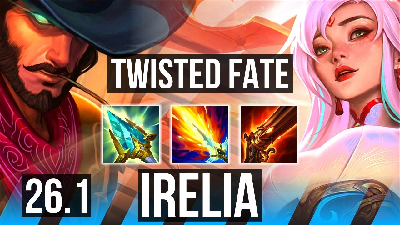 TWISTED FATE vs IRELIA (MID) | EUW Challenger | 26.1