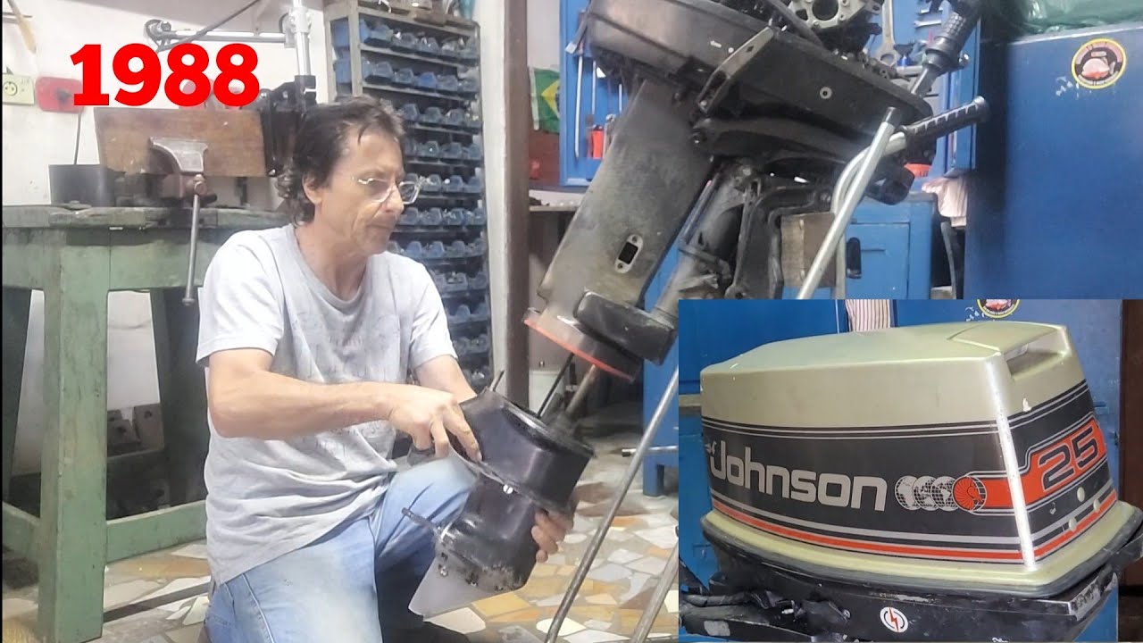 ÁGUA NA RABETA  -- COMO RESOLVER. JOHNSON 25HP 1988.